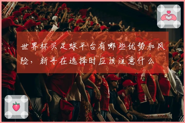 世界杯买足球平台有哪些优势和风险，新手在选择时应该注意什么